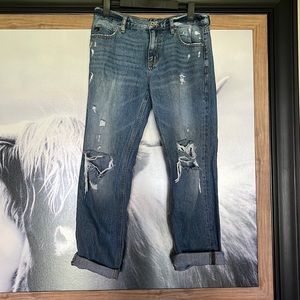 KanCan Classic Boyfriend Jeans 7/27 mid-rise